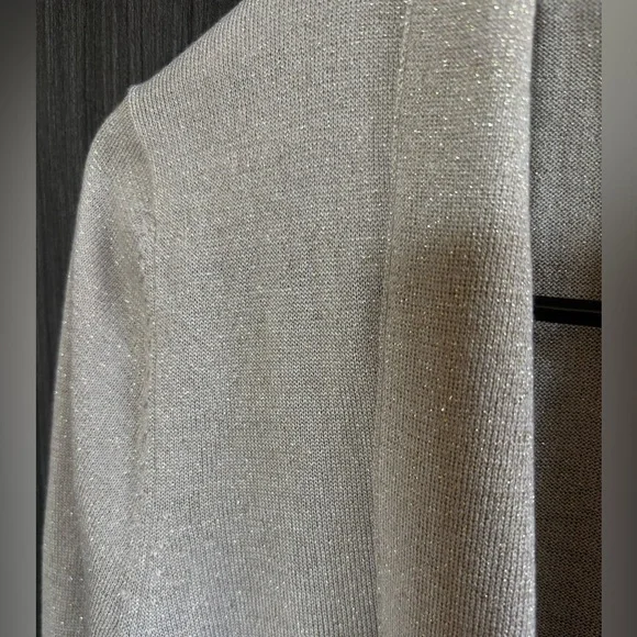 Calvin Klein Glitter Shrug Cardigan - Picture 5 of 7